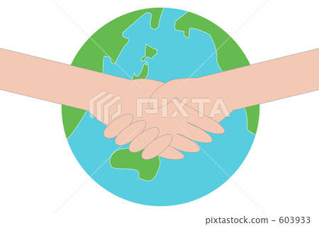 Earth handshake 603933