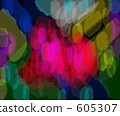 紅色的花朵 605307