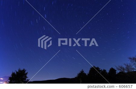 十谷通過 星空 星星 606657