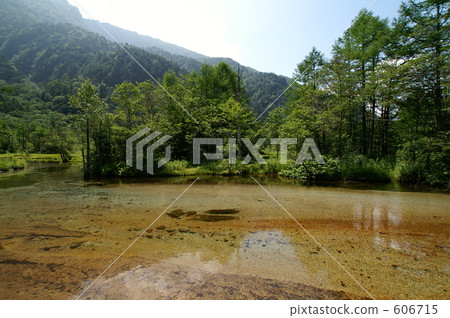 azusagawa, azusagawa river, clear stream 606715