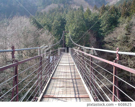 suspension bridge, bridge, bridges 608625
