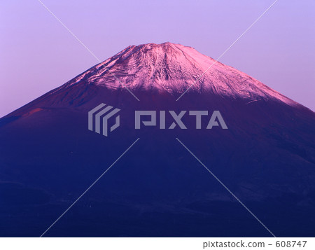 Autumn red Mt. Fuji 608747