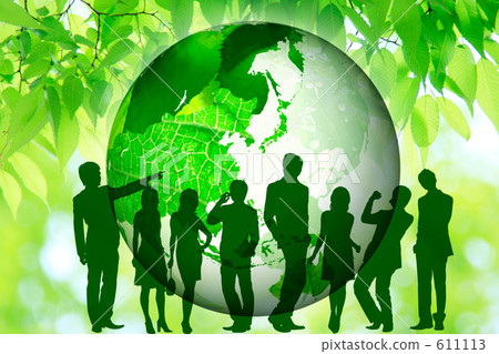 The globe and fresh green 611113