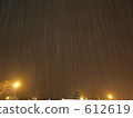 Night sky with snowfall 612619