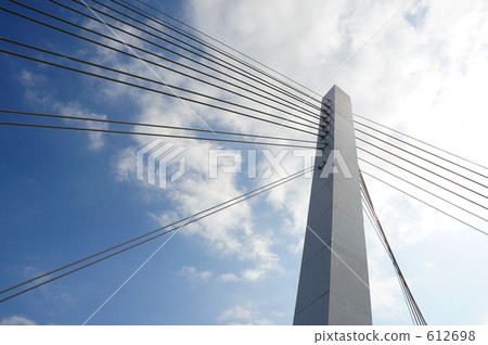 Look up at the Ukai Ohashi Bridge 612698