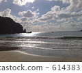 sandy beach, water's edge, yumigahama 614383