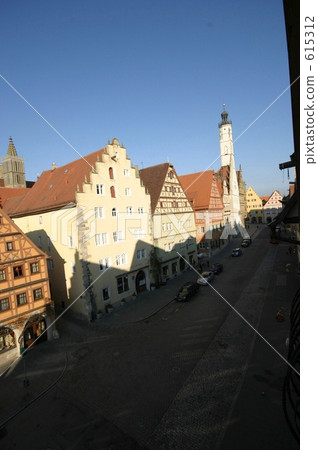 old town area, rotenburg, roomy 615312