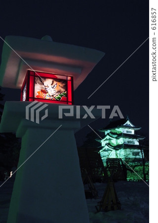 hirosaki castle, lantern, castle 616857