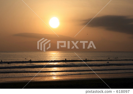 衝浪者 夕陽 日落 618097