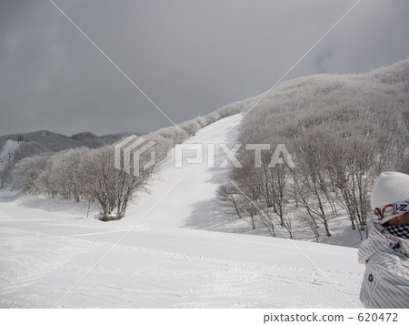 雪坡 雪山 積雪 620472