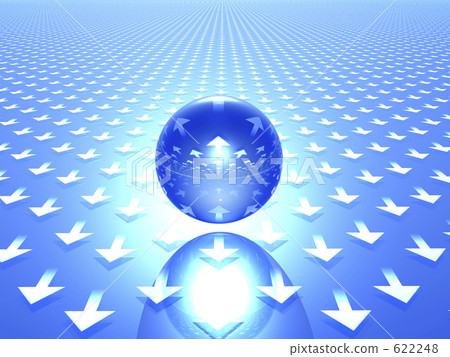 球體和箭頭 球體和箭頭 622248
