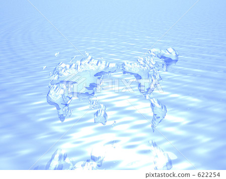 世界地圖和水 622254