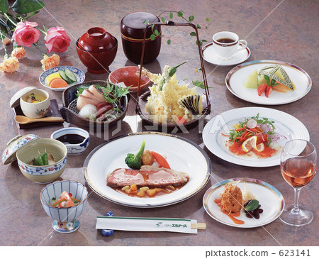 course meal, tea-ceremony dishes, dinner 623141