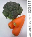 broccoli, a carrot, vegetables 623485