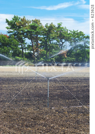 Fields under watering Fields under watering 623628