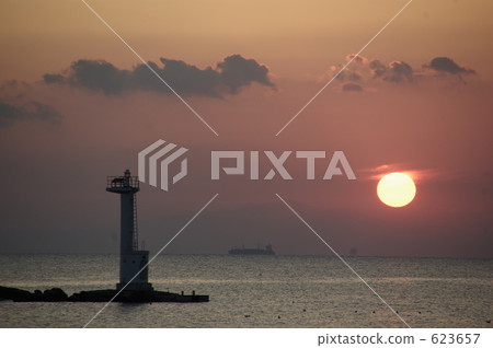 sunset, sunsets, beacon 623657