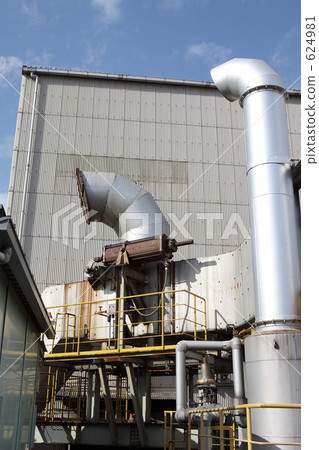 Exhaust vent of factory 624981