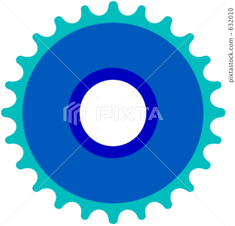 Blue sprocket CG 632010