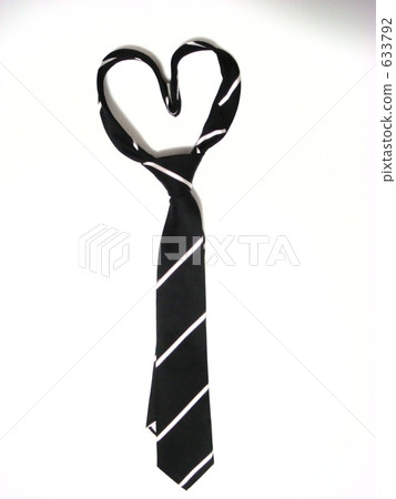 領帶 心形 白色背景 633792