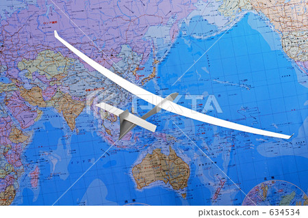 Global environment flying glider 634534