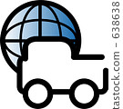 Eco-friendly car logo Eco-friendly car logo 638638