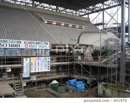 熊本城堡在修理工作下 熊本城堡在修理工作下 641970