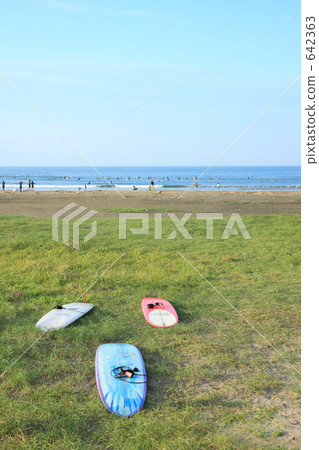 Sea and surfboard Sea and surfboard 642363