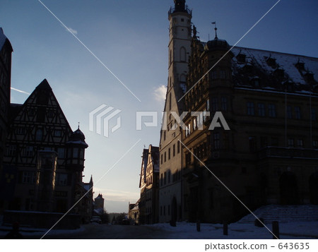 從羅騰堡市場廣場 643635