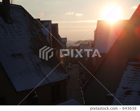 rothenburg, rotenburg, bird's-eye view 643638