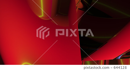 Red Abstract Painting 644128