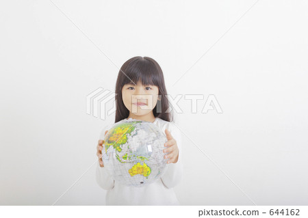 globe, globes, woman 644162