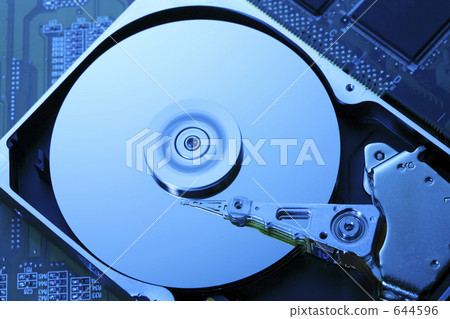 Rotating hard disk 644596