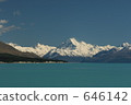 庫克山和新西蘭帕卡基湖 646142