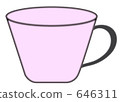 粉紅色 粉色 杯 646311