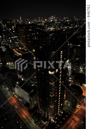 Night view from Iidabashi Night view from Iidabashi 646761