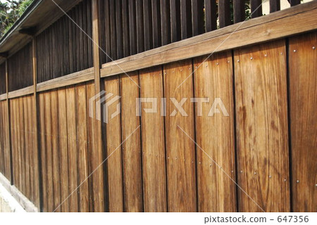 Japanese board fence 647356
