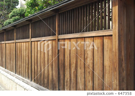 Japanese board fence 647358
