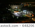 tokyo big sight, odaiba, night 648206