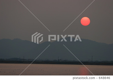 小島湖日落 小島湖日落 648646