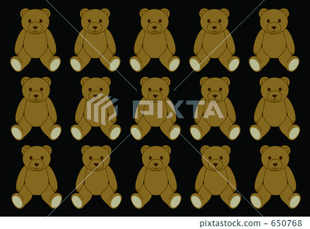 Teddy bear group (black) Teddy bear group (black) 650768