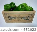 crate, wooden box, Bell Peppers 651022
