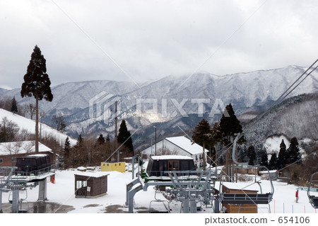 Ski lift stand 654106