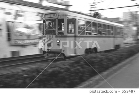 Railroad trams: Kaiden / Arakawa line Showa 51 years Railroad trams: Kaiden / Arakawa line Showa 51 years 655497
