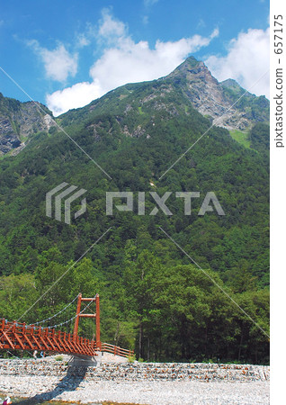 明神山 梓川河 梓川 657175