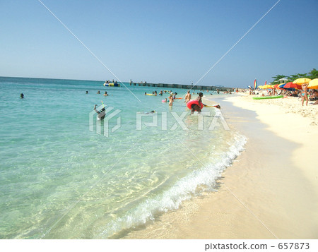 在牙買加的海灘 在牙買加的海灘 657873