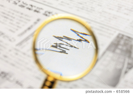 Magnifying glasses and stocks Magnifying glasses and stocks 658566