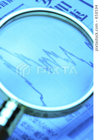 Magnifying glasses and stocks Magnifying glasses and stocks 658594