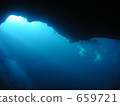 洞穴 海底的 海裡 659721