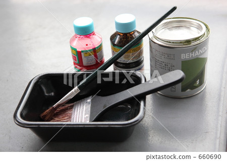 繪畫 毛筆 油漆 660690