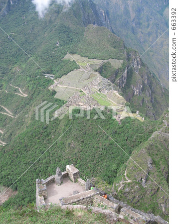 馬丘比丘仍然來自Wainapichu的山頂 663392